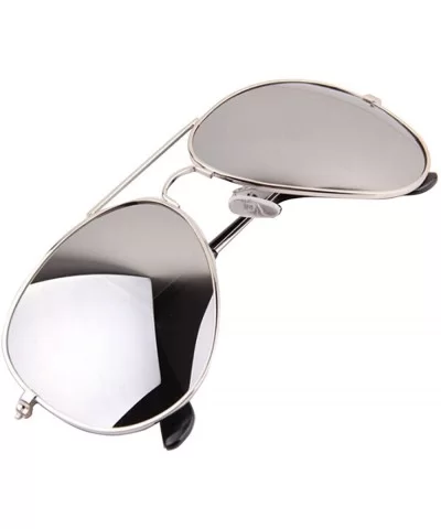 3-Pack Designer-Inspired Mirrored Aviators Sunglasses - C412N22NQHA $15.44 Aviator