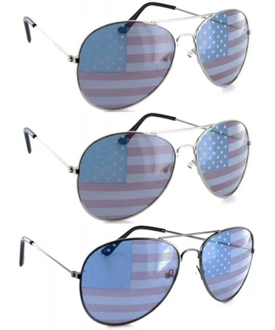 Classic Air Force Aviator Sunglasses Men Women Fashion Eyewear - Silver/Gunmetal/Silver - CH11KTB4M6Z $12.78 Aviator