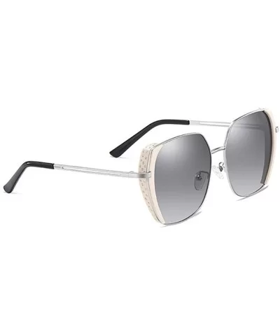 Women Oversized Polarized Gradient Lens Sunglasses Female Designer Square Sun glasses for Ladies Goggle UV400 - CG199QCWOD6 $...