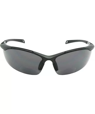 Bifocal Sunglasses for Sports B40 - Black/Gray Temple Gray Lenses - CO18LYZDU8U $23.59 Rimless