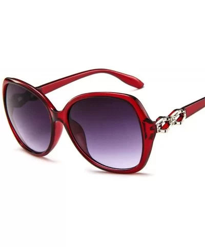 2019 Gradient Plastic Sunglasses Women Candy Color Lens Sun Glasses Classic Vintage Feminino UV400 - Black - CX18W65DX26 $12....