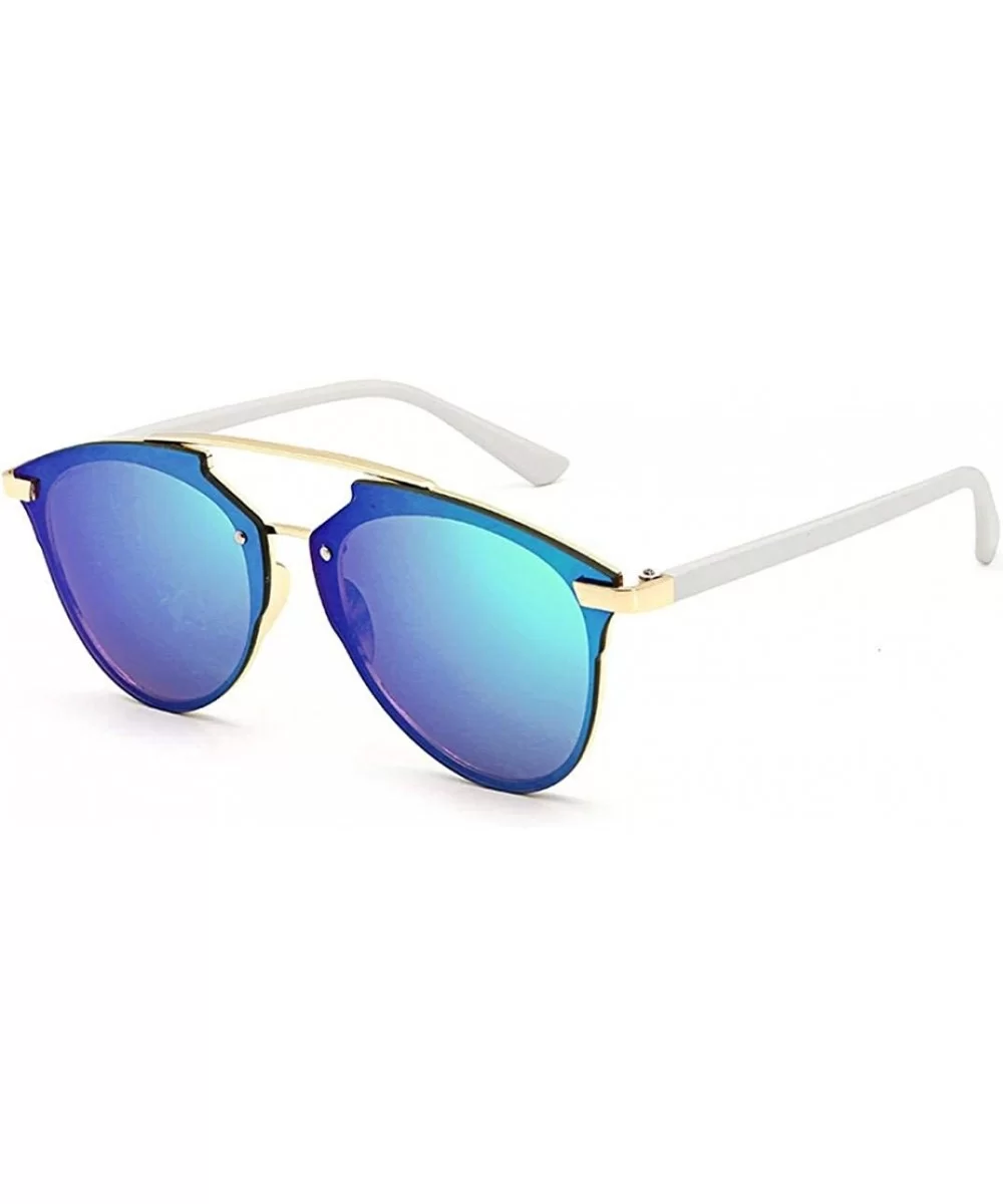 Classic Aviator Sunglasses Polarized Mirrored Lens UV 400 Protection - A - CW180RWE3CG $8.38 Goggle