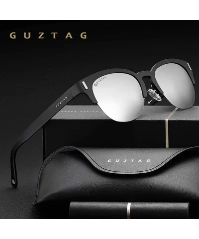 Cat Eye Polarized Sunglasses for Men and Women Aluminum 100% UV Blocking Driving Sun Glasses - CN1824O3ALW $18.47 Cat Eye