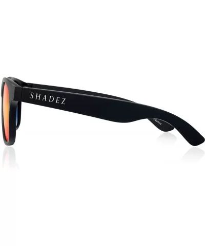 Polarized Classic Retro UV400 Sunglasses for Men and Women - Black & Red - CJ188EEMAGI $60.01 Oval