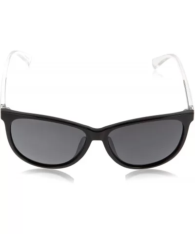 Women's Pld4058f/S Cat-Eye Sunglasses - Black - CH180ITZ76Z $84.76 Cat Eye