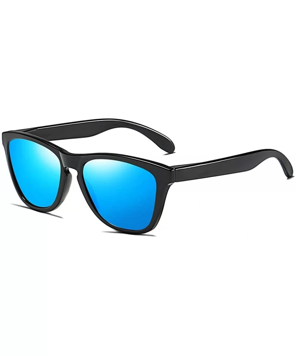 Sunglasses Unisex Polarized UV Protection Fishing and Outdoor Driving Glasses Square Fraframe Colour Lenses Retro - CB18W4H2I...