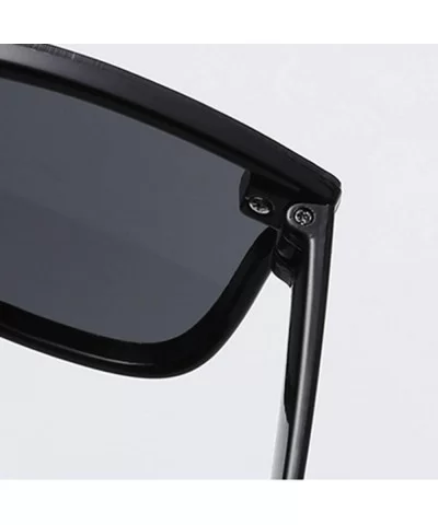 Vintage Sunglasses Men 2019 RimlSquare Fashion Woman Luxury Oculos De Sol Feminino - Black Blue - CG198AI2SY9 $27.92 Semi-rim...