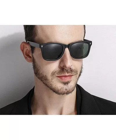 2019 Vintage Classic Polarized Sunglasses Men Driving Eyewear High SandGray - Silver - C418Y6T6SDA $12.78 Aviator