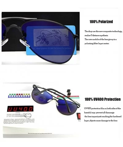 Sunglasses Polarized UV 400 Protection Aluminum Magnesium Sport Driving Glasses with Case - Greenlens - CL18TCZUWCU $86.47 Sport