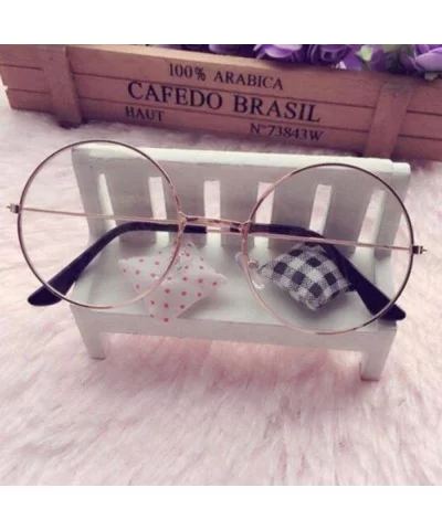 Sun Glasses Fashion Retro Round Lens Sun Glasses Women Alloy Frame Driver Goggles Eyewear Accessories-C - C2199HW4HGU $37.57 ...