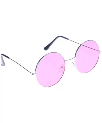 Sun Glasses Fashion Retro Round Lens Sun Glasses Women Alloy Frame Driver Goggles Eyewear Accessories-C - C2199HW4HGU $37.57 ...