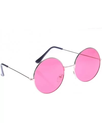 Sun Glasses Fashion Retro Round Lens Sun Glasses Women Alloy Frame Driver Goggles Eyewear Accessories-C - C2199HW4HGU $37.57 ...