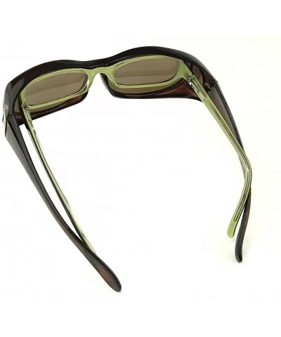 Sunglasses - Wear Over Prescription Glasses. Size Small with Polarization. - Brown - CM1172STLW3 $22.01 Shield