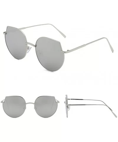 Sunglasses Polarized Aviator Cycling - A - CK18TT3LRQR $12.08 Semi-rimless