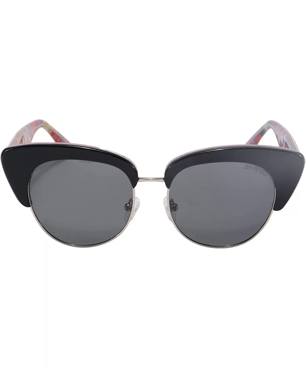 Women's Polarized UV400 Sunglasses Outdoor Sports Glasses-SG120 - Black&silver - C818I7H5U99 $43.75 Sport