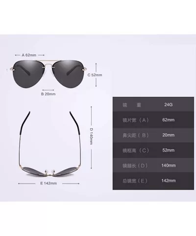 Polarizing sunglasses sunglasses simple men and women dazzling driver polarizing sunglasses - A - CG18QQDWAOD $62.51 Aviator