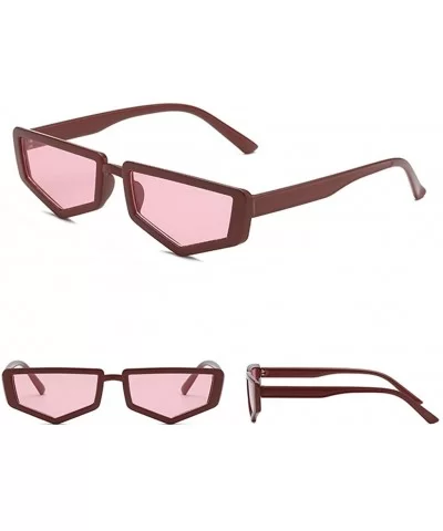 Fashion Irregular Shape Glasses for Women Men Vintage Retro Style Sunglasses - E - CV18UIN0MLN $15.82 Sport