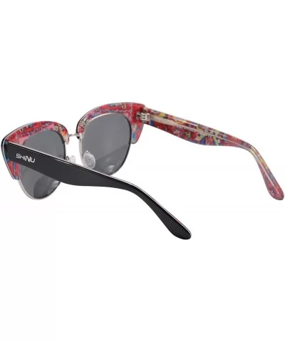 Women's Polarized UV400 Sunglasses Outdoor Sports Glasses-SG120 - Black&silver - C818I7H5U99 $43.75 Sport
