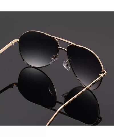 Men's Polarized Sunglasses Metal Toad Mirror Sculptured Leg Driver Drives - A - CJ18Q89C56Y $51.55 Aviator