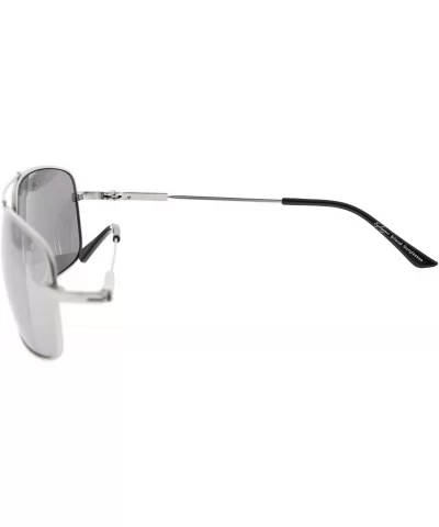 Lightweight Flexible Bifocal Sunglasses - Silver-mirror - C718N6YA4T4 $19.50 Rectangular