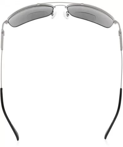 Lightweight Flexible Bifocal Sunglasses - Silver-mirror - C718N6YA4T4 $19.50 Rectangular