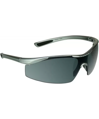 Semi Rimless Lightweight Sport Sunglass for Golf- Fishing- Running- and Cycling - Silver - CA12EXJTSAH $21.86 Wrap