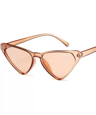 2019 New Women Little Cat Eye Sunglasses Ladies Summer Vintage Red Pink Cute C9 - C4 - C818YKUGIYQ $12.23 Aviator