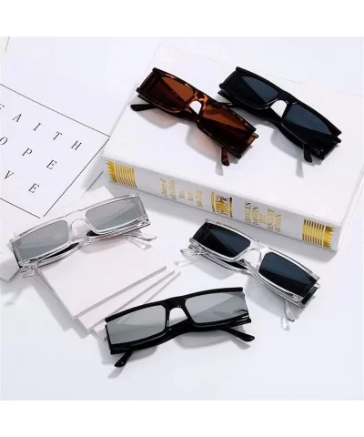 Trendy Square Frame Sunglasses for Women Unique Frame Eyewear UV Protection - C1 - CF190O8SEK4 $11.22 Square