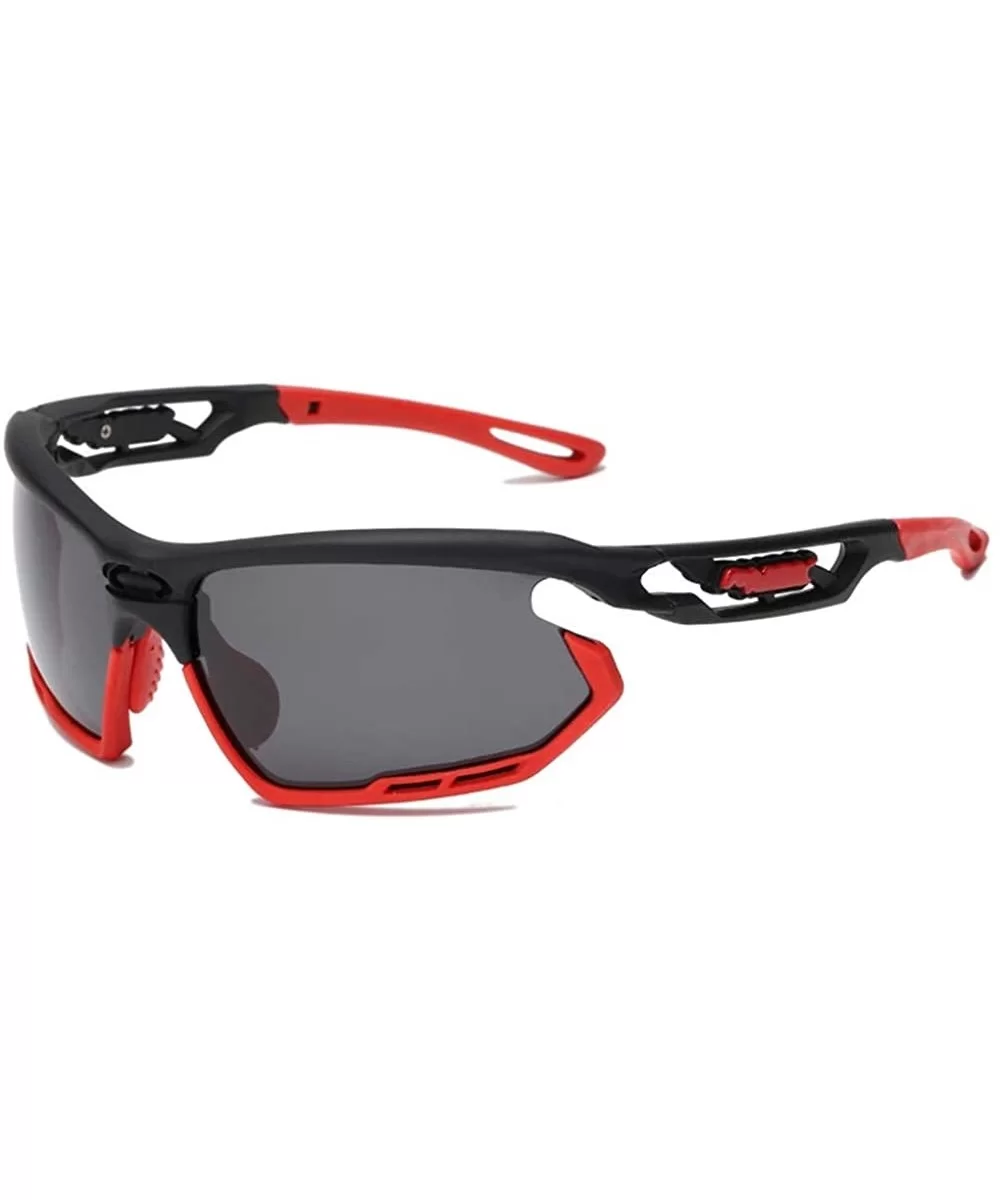 Polarized Sunglasses Protection Comfortable Designer - Grey - CS18KQZ735S $25.67 Goggle