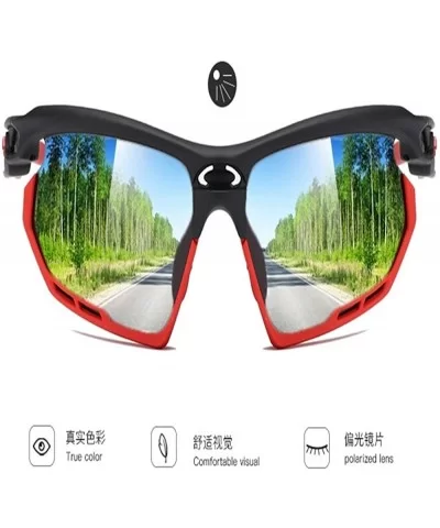 Polarized Sunglasses Protection Comfortable Designer - Grey - CS18KQZ735S $25.67 Goggle