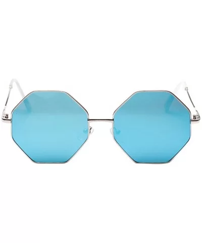 Delicate Metal Frame Hipster Small Polygon Women Men Vintage Eye Sunglasses Retro Eyewear - D - CU196QTDNZN $10.31 Semi-rimless