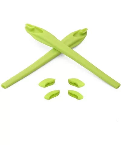 Replacement Earsocks & Nosepieces Kits Flak 2.0/2.0 XL (Asian Fit) - Green - C618IQ3EYD8 $16.20 Goggle