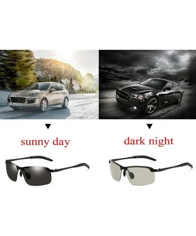 Photochromic Sunglasses Polarized Discoloration sunglasses - C718QWY4506 $16.86 Rimless