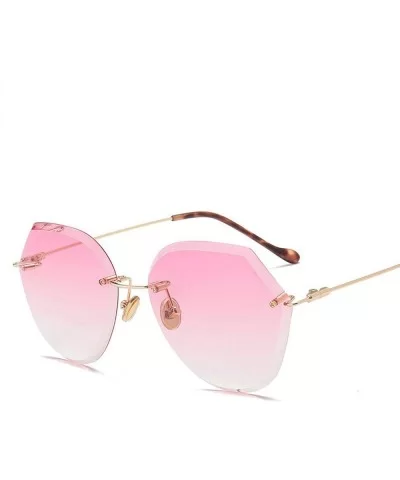 2019 Ocean Sunglasses Women Top Brand Designer Sun Glasses Vintage feminina - Blue Pink - CV18W77U4R4 $25.98 Sport