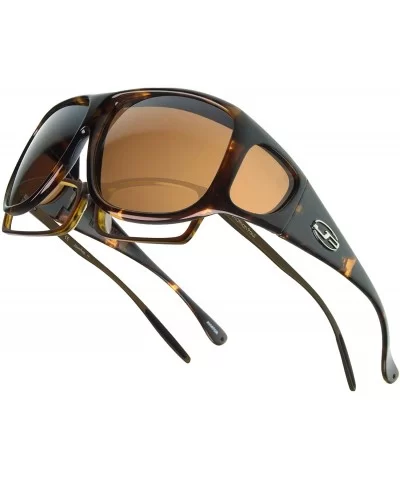 Eyewear Sunglasses - Aviator / Frame Dark Tortoise Lens Polarvue Amber - C91124FOERB $85.67 Aviator