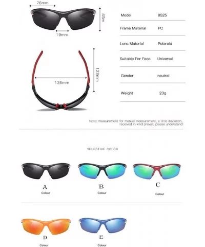 Polarized sunglasses Outdoor cycling sport dazzling Sunglasses windbreak bicycle mountaineering glasses - A - CT18Q92YDMY $46...