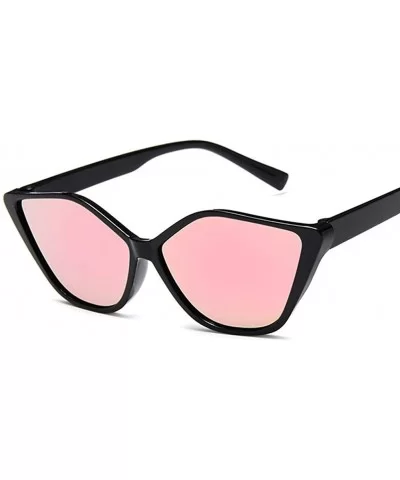 New Vintage Black Cat Eye Sunglasses Women Mirror Small Frame Cateye Sun Glasses For Female Shades UV400 - C7 - C0198UMERG4 $...