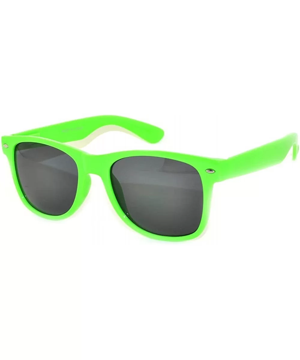 Stylish Smoke Lens Vintage Sunglasses Light Green Frame OWL - CE11QVO8NFZ $12.75 Wayfarer