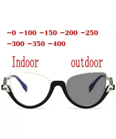 Transition Sunglasses Photochromic Eyeglasses Finished - Black-300 - CN18OAQ9MUM $30.98 Oval