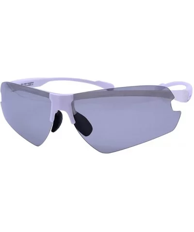 Polarized Sports Sunglasses for Men Women-Ultra Light UV400 Protection for Men Driving - Sport - Running - White - CD18IXMTQR...