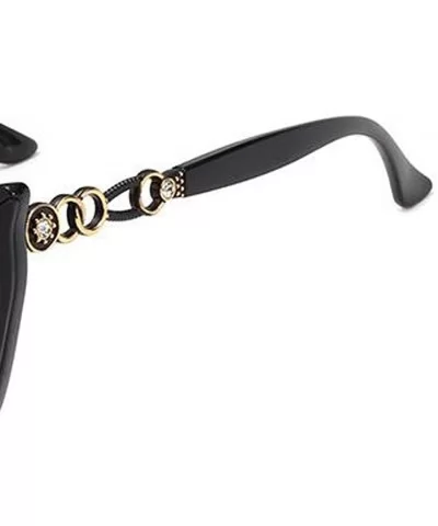 Fashion elegant sunglasses- diamond sunglasses- cat eyes fashion sunglasses - B - C718RNU4553 $71.04 Aviator