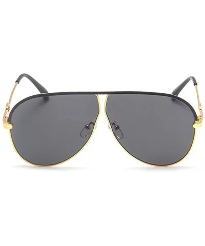 Classic pilot Sunglasses for men Women oversized Metal Frame retor sunglasses UV 400 Protection - 2 - CH196U0283I $21.26 Over...