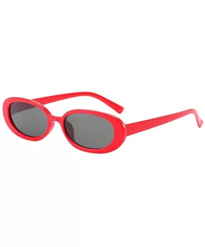 Unisex Polarized Sunglasses Fashion Small Frame Sunglasses Retro Round Classic Retro Aviator Mirrored Sun Glasses - CX190RESQ...