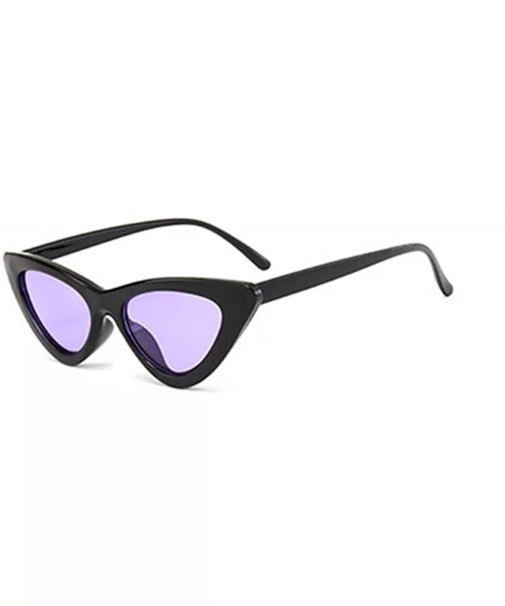 Women Fashion Cat Eye Shades Sunglasses Integrated UV Candy Colored Glasses - CS18O3OO0NI $11.90 Cat Eye