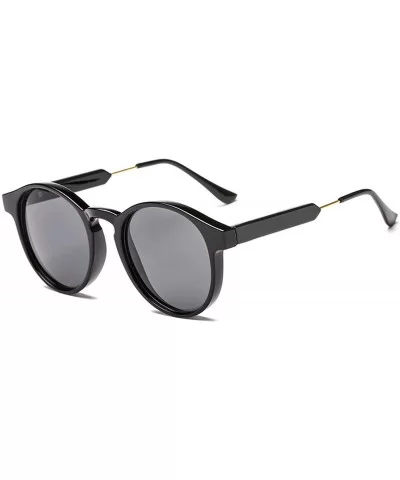 Round Sunglasses Men Women Unisex Retro Vintage Design Small Sun Glasses Driving Sunglass Ladies Shades - C2197Y60M58 $27.20 ...