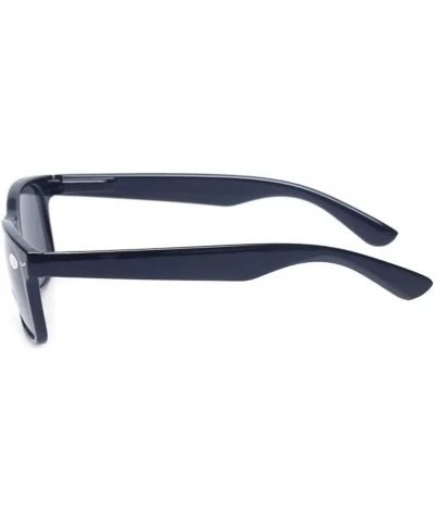 Bifocal Reading Glasses Grey Lens Spring Hinge Plastic Outdoor Sunglasses - 1 Black 1 Tortoise - CY185MG7GOG $21.64 Shield