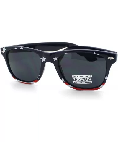 American Flag Sunglasses Star Spangled Banner Print USA Patriots NAVY - CS11CQD3BAL $12.04 Wayfarer