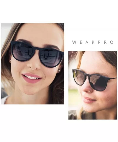 Sunglasses for Women Men Polarized uv Protection Fashion Vintage Round Classic Retro Aviator Mirrored Sun glasses - CA18UYMU8...