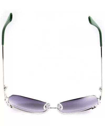 Women's Gradient Oversize 65 mm Sunglasses - Green/Silver - CK11XRDXLHX $11.65 Square