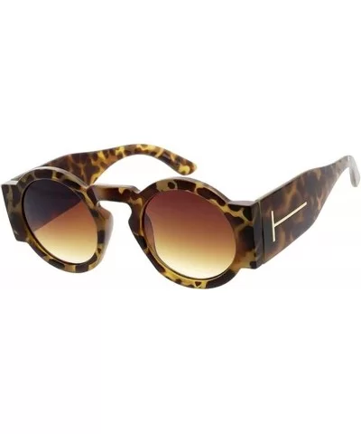 Bulky Round Thick Frame Retro Fashion Sunglasses Ver 2.0 - Multi - CH18UU2R9RY $15.96 Round